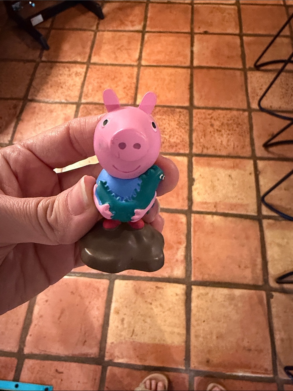 Tonies peppa pig George’s Character Figure Toy with Teal Outfit